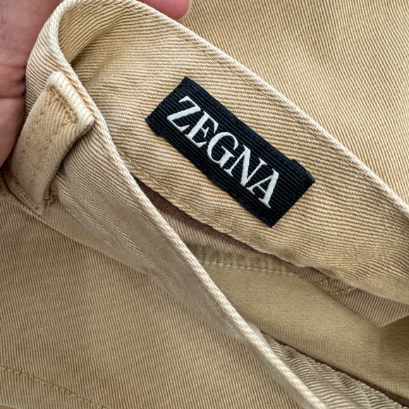 Zegna Khaki capri jeans - Picture 2 of 7
